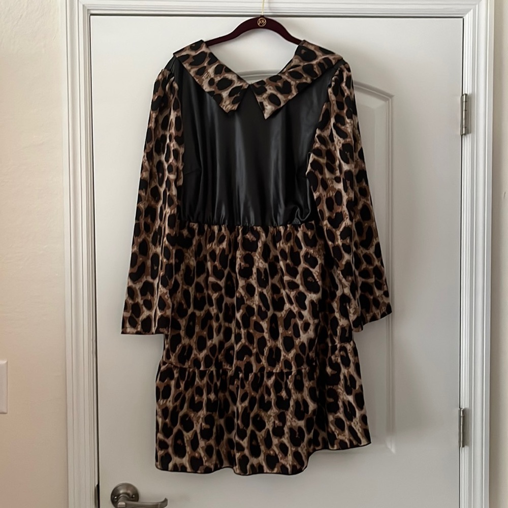 Leopard Print 2 n 1 dress